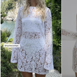 Vit spets köänning - Vit Spetsklänning oanvänd från nakd Josefin HJ. Sälj inte längre.