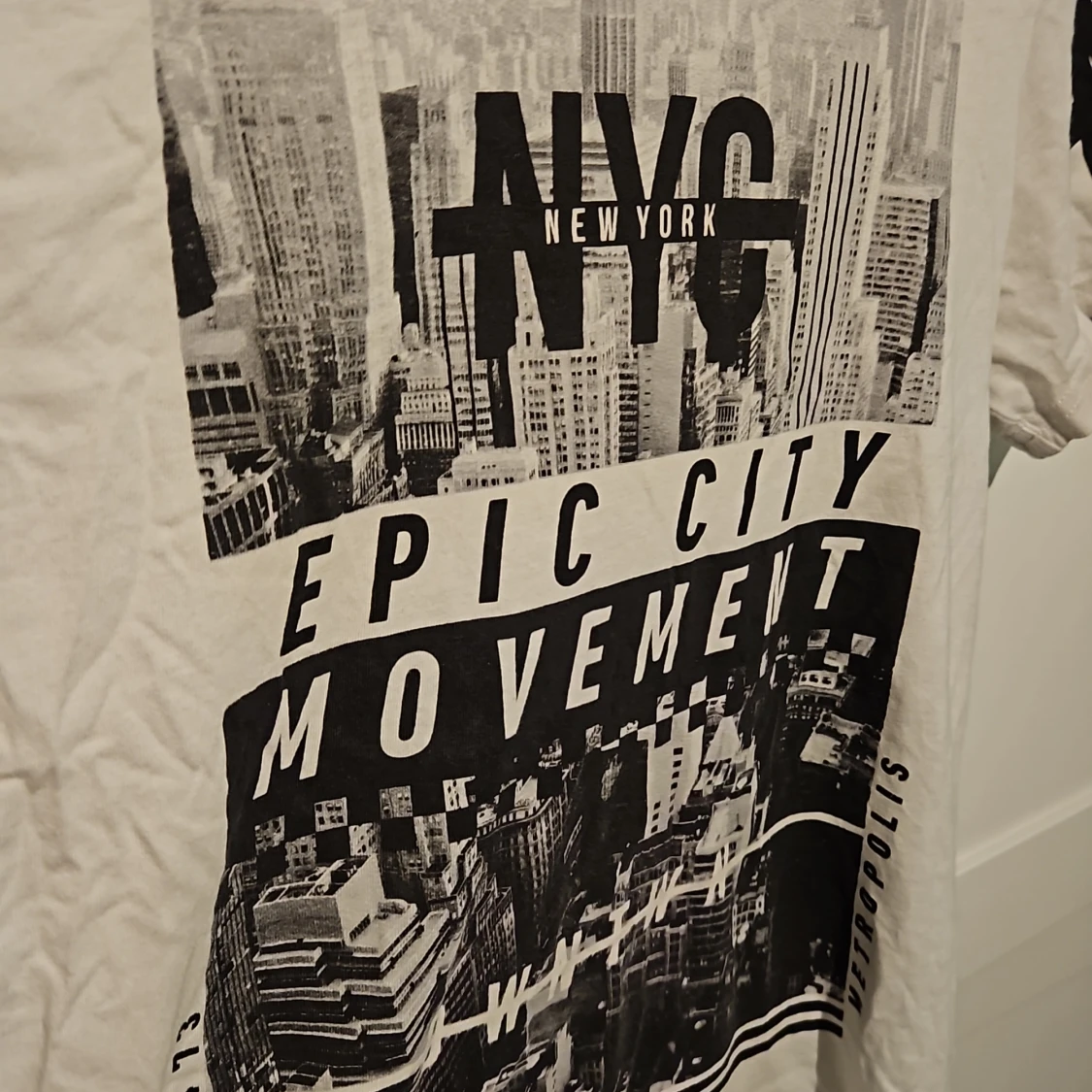 H&M vit barn t-shirt stl. 146/152 - 91