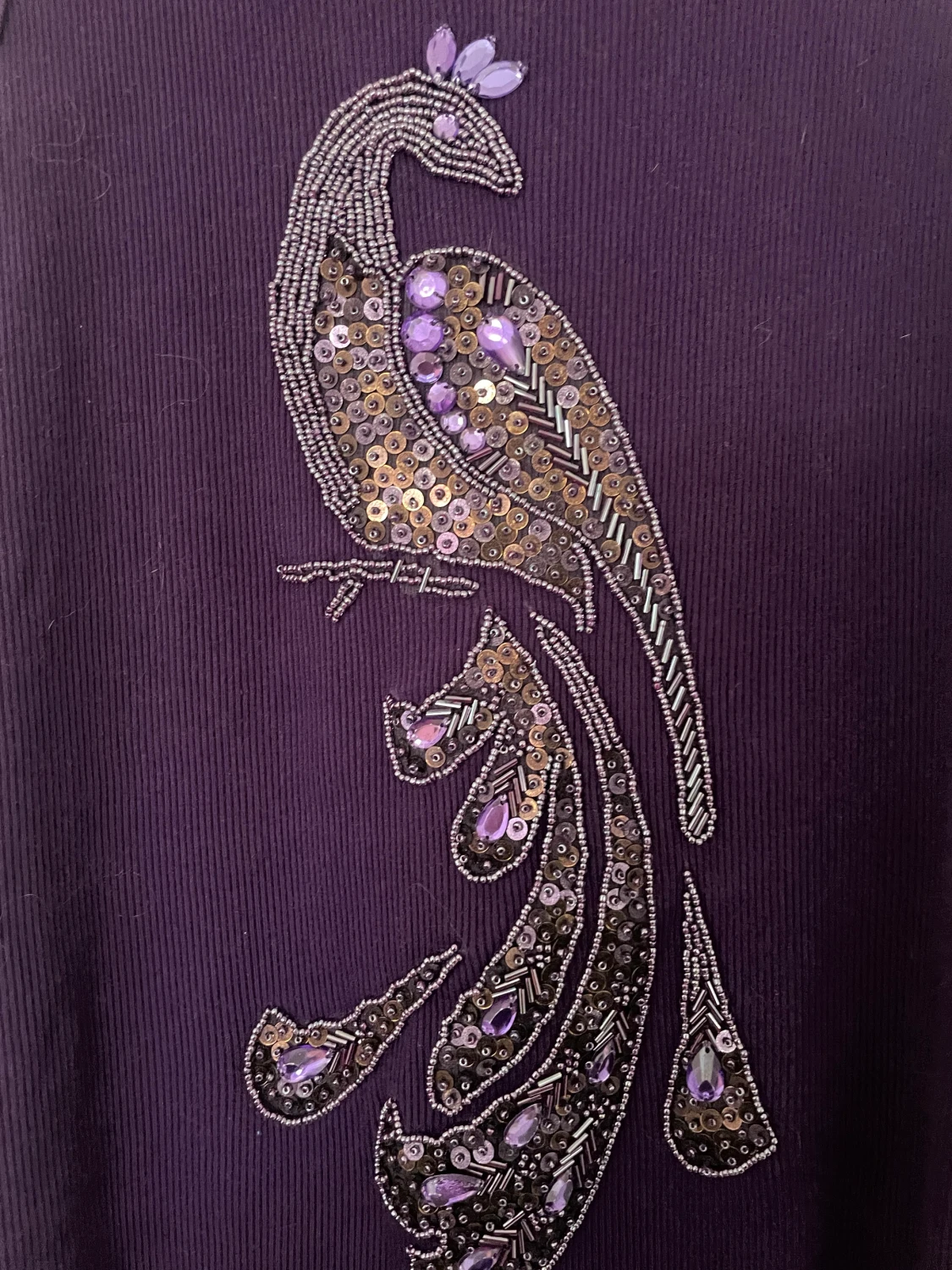 Lila linne, paljetter  - 90