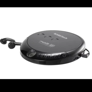 Basetech MPCD-122C Bärbar CD-spelare CD, CD-R, CD-RW, MP3 - Basetech MPCD-122C Bärbar CD-spelare CD, CD-R, CD-RW, MP3   Bärbar CD-spelare, Hörlurar (kabellängd: 1,1 m).  Aldrig använt, bara öppnad som ni ser på bilderna, som nytt  Färg: svart Riktiga priset: 550kr Säljs för: 300kr 