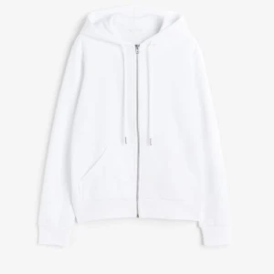 Zip hoodie  - Vit vanlig zip hoodie i strl S som jag inte använt💓