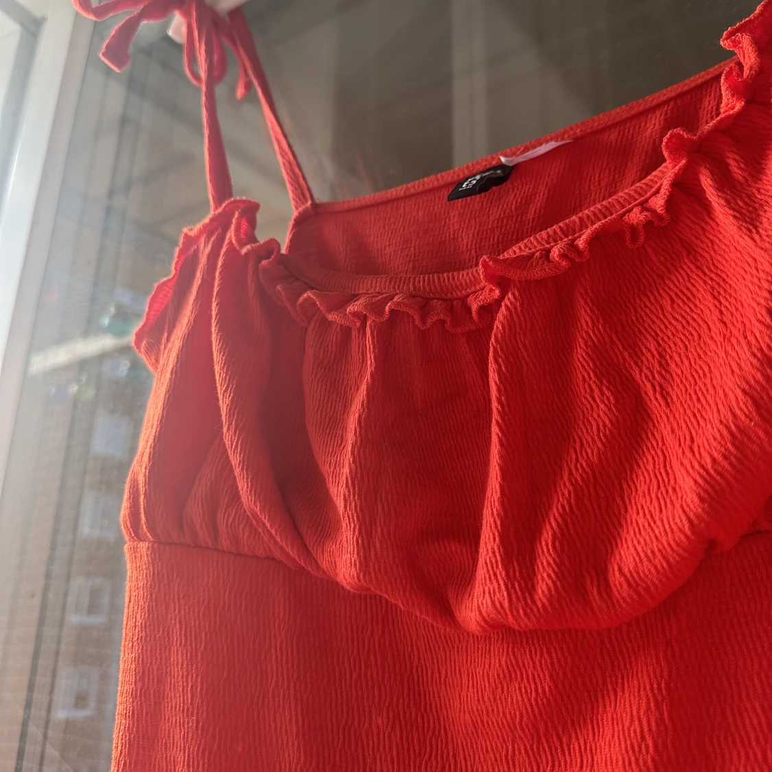 Röd sommarklänning  - 90