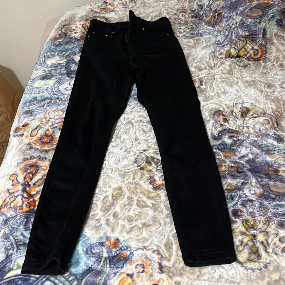 Svarta skinny jeans