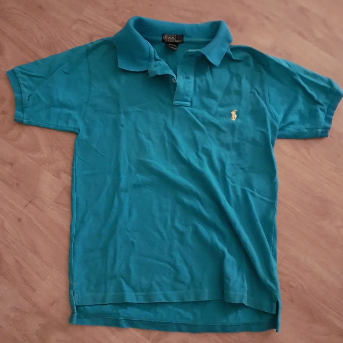 Havsblå/turkos Piké Ralph Lauren 