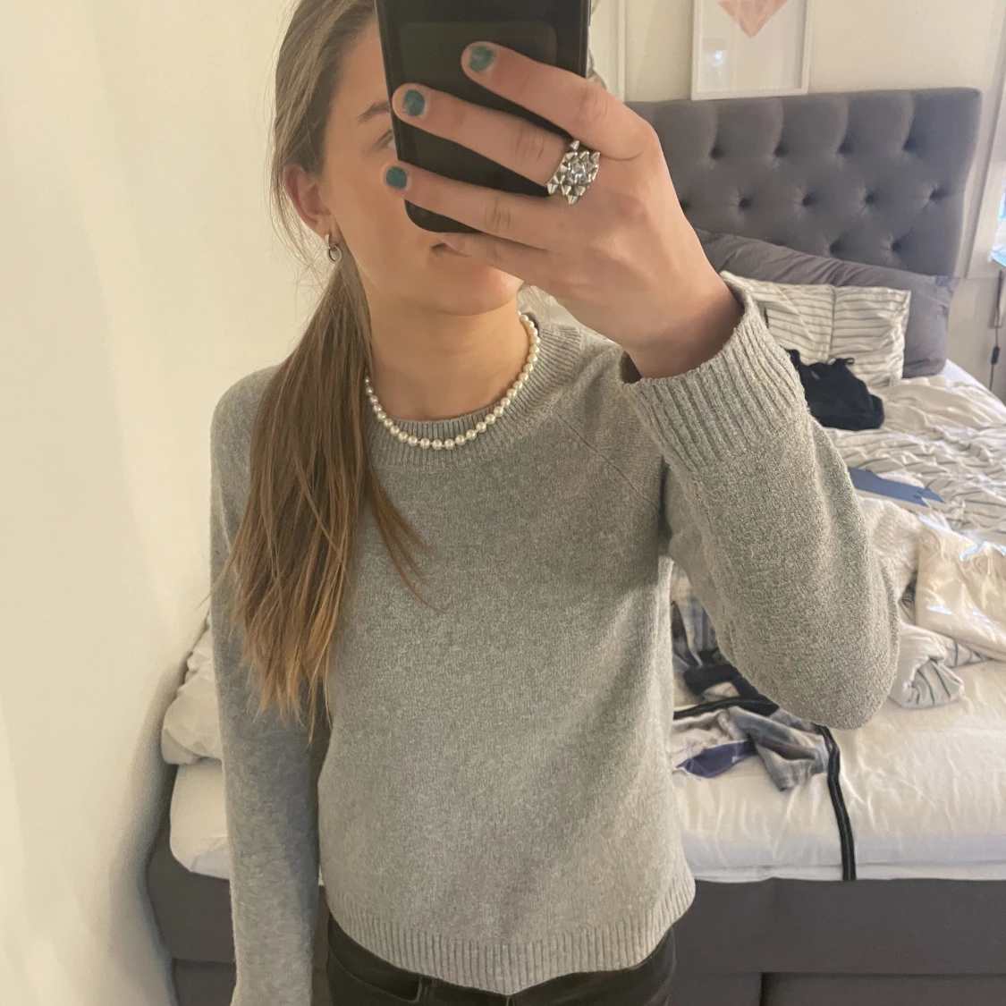 Stickad tröja  - 90