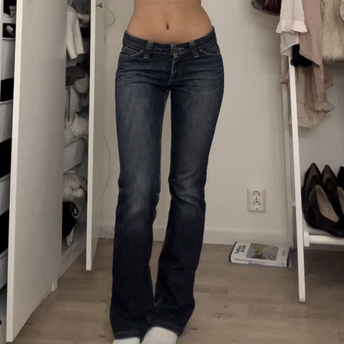 Lågmidjade jeans  - 90