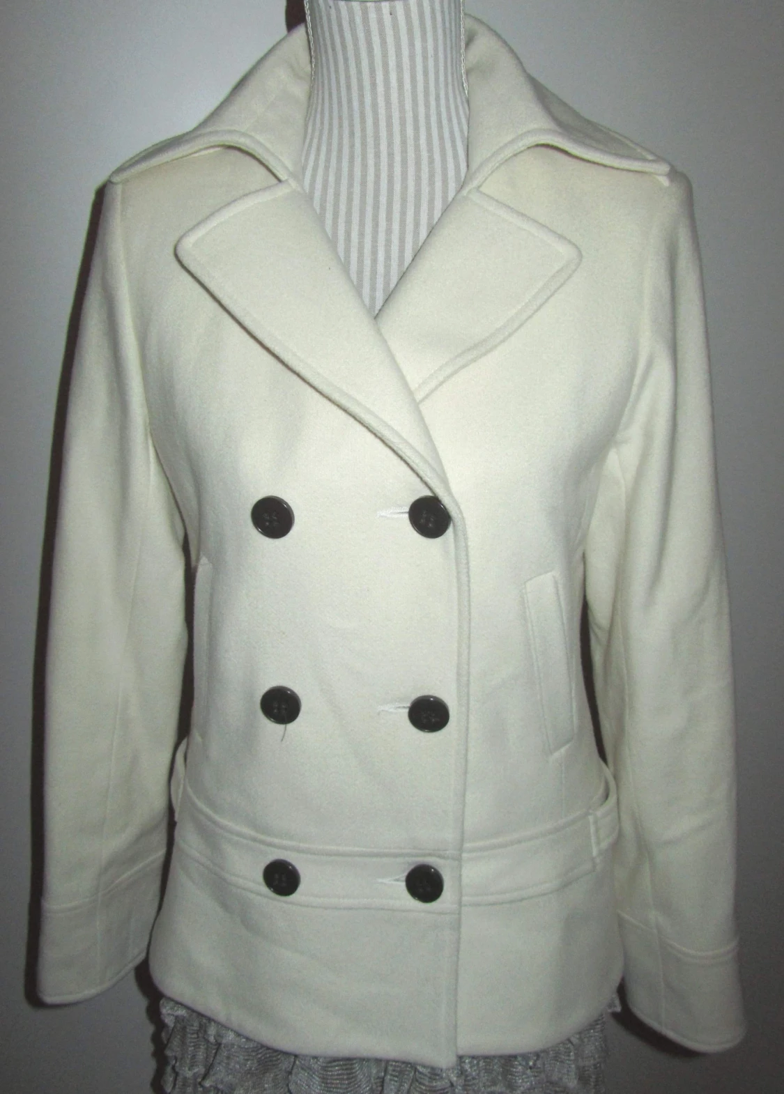 Naf Naf /Vintage jacka i toppskick/ lamm ull Stl M 