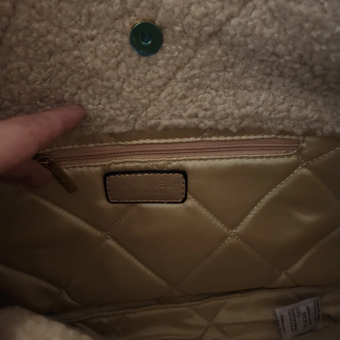 Chanel teddy väska med clutch - 91