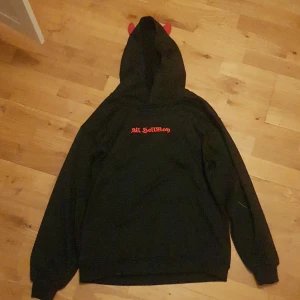 Hoodie - Säljer denna hoodie använd typ 2 gånger💕 Skriv gärna innan köp💕Frakten står köparen för💕Skriv privat om fler bilder eller frågor💕