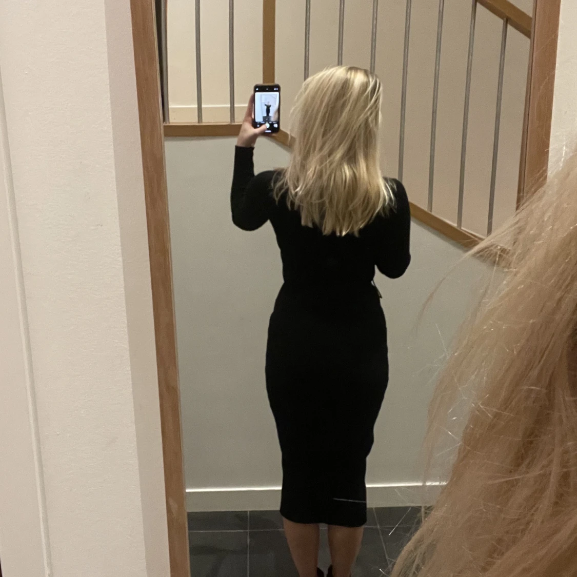 Stickad klänning - 90