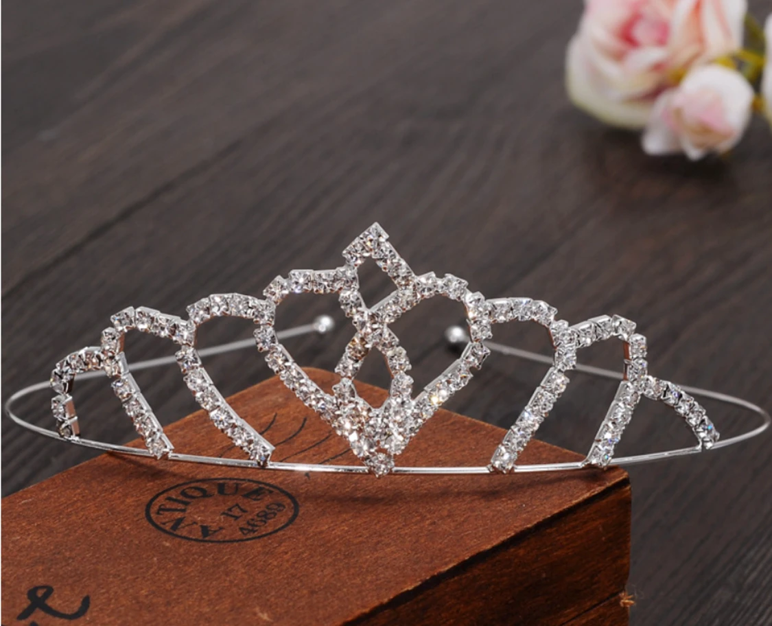 Strass/Kristll Brudkrona 