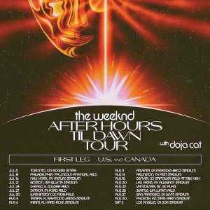 The weeknd konsert  - Min kompis säljer 1 The Weeknd konsert biljett, konserten är i Tele 2 arena. Biljetten är till den 17/6-23. Det är SITTPLATS. Priset kan diskuteras