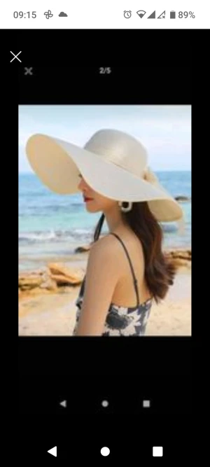 Ny Stråhatt- oanvänd - Ny - oanvänd