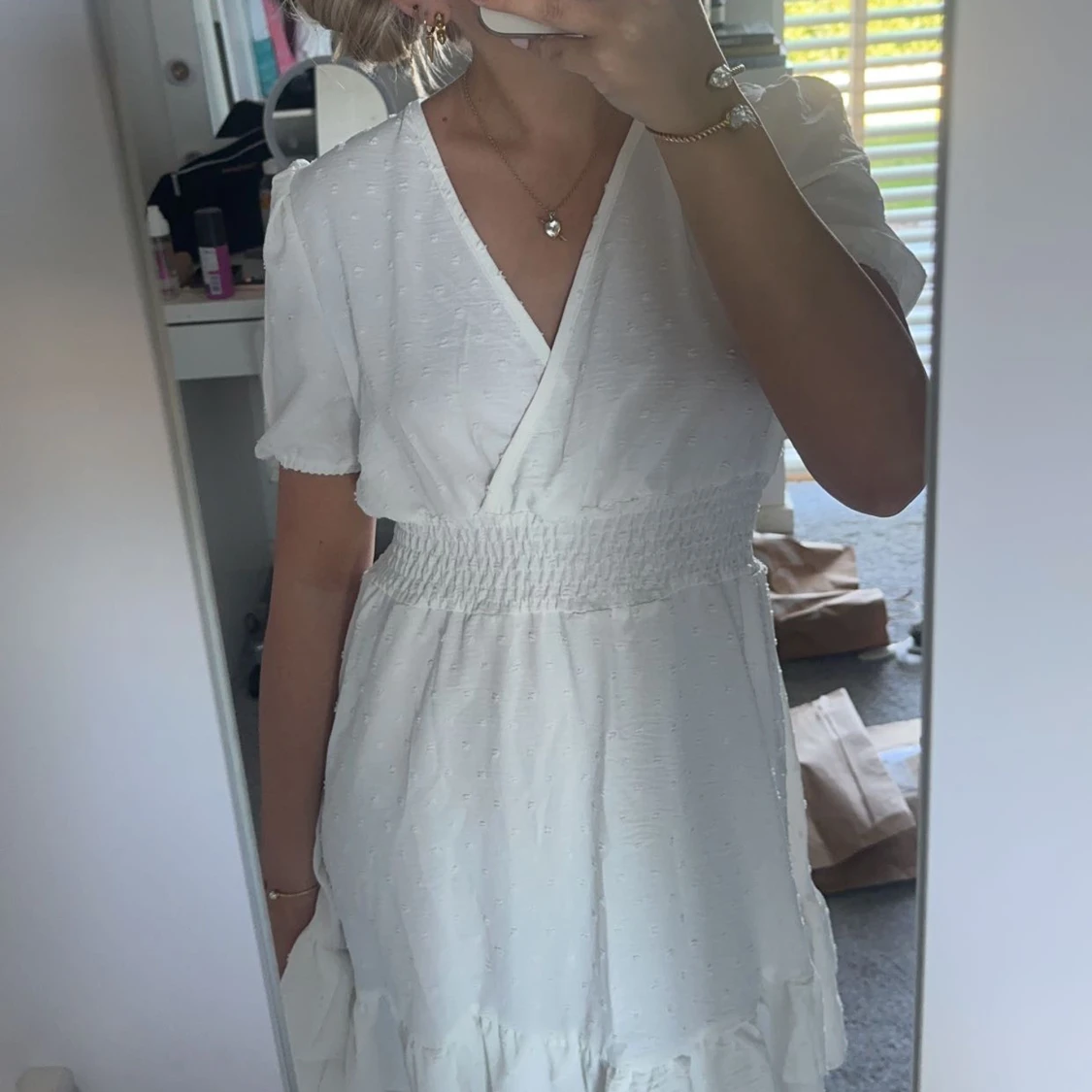 Vit klänning - 90