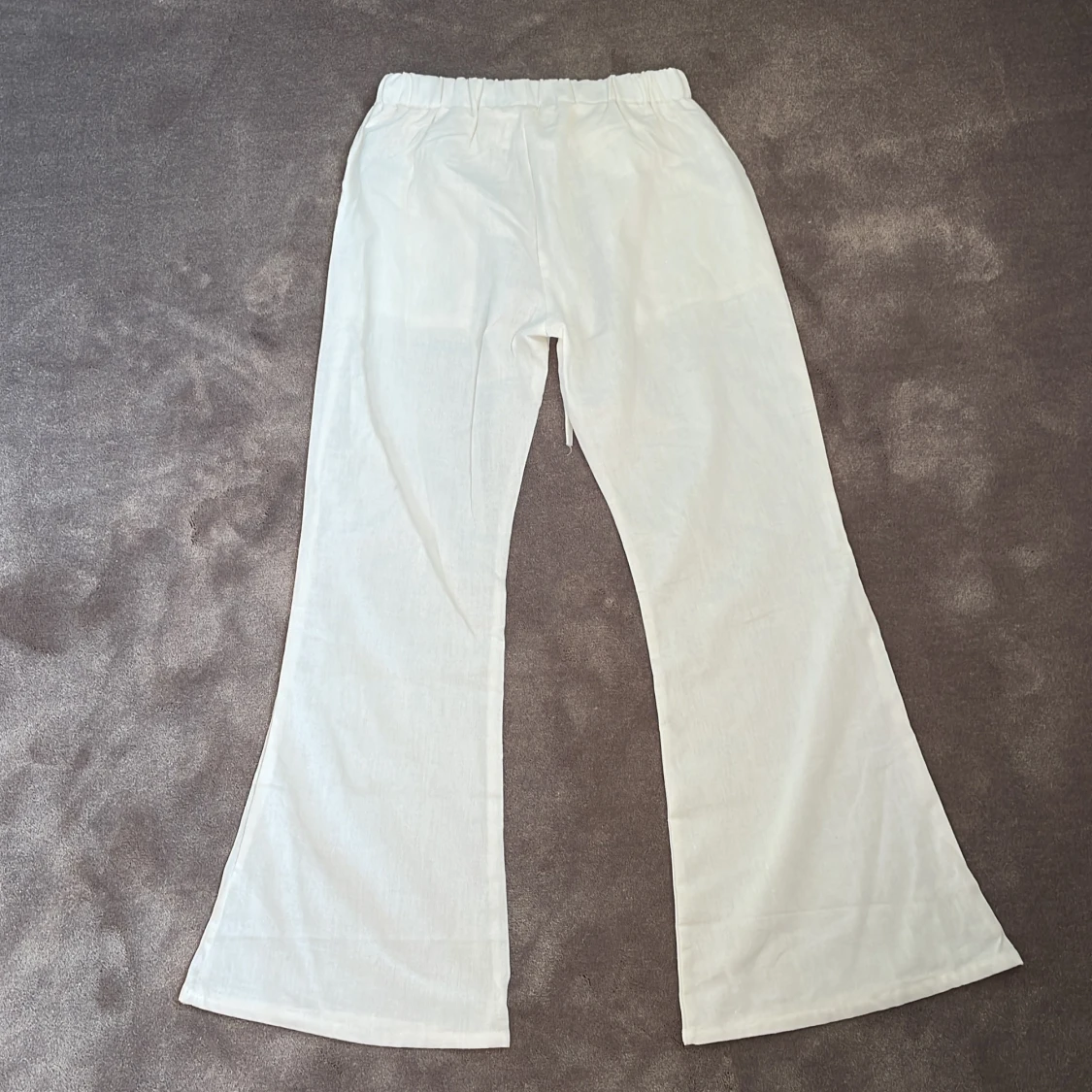 Vita linnebyxor - 90