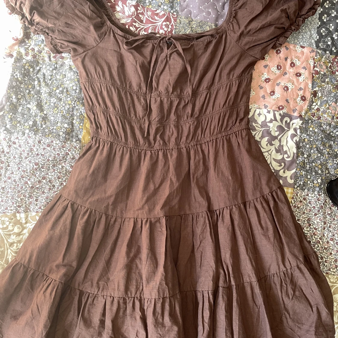 Brun klänning - 90