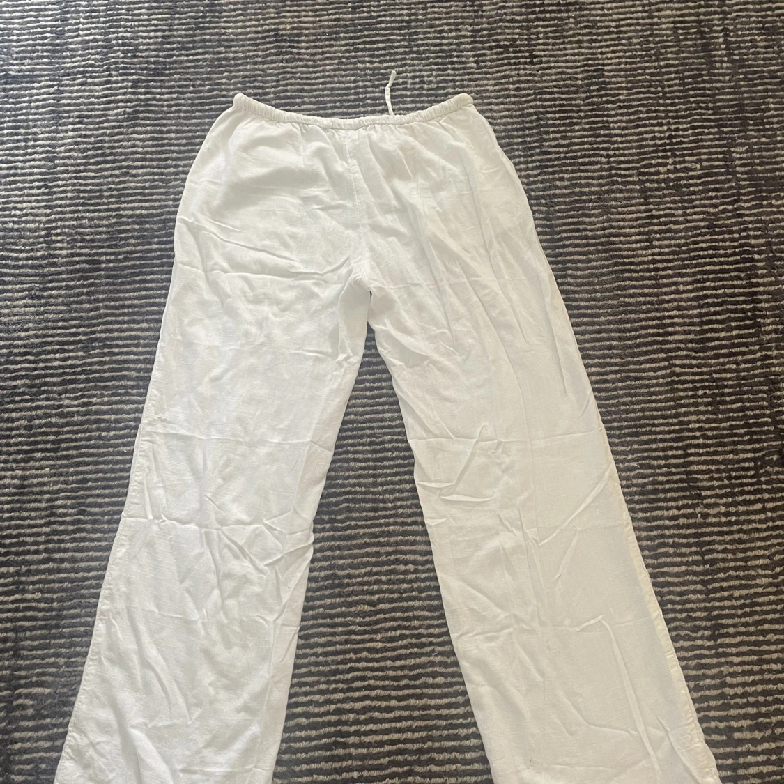 lågmidjade linnebyxor  - 91