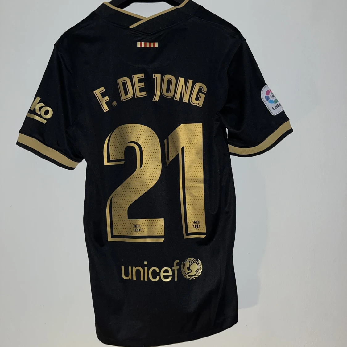 Fotbollströja Barcelona De jong #21 - 90