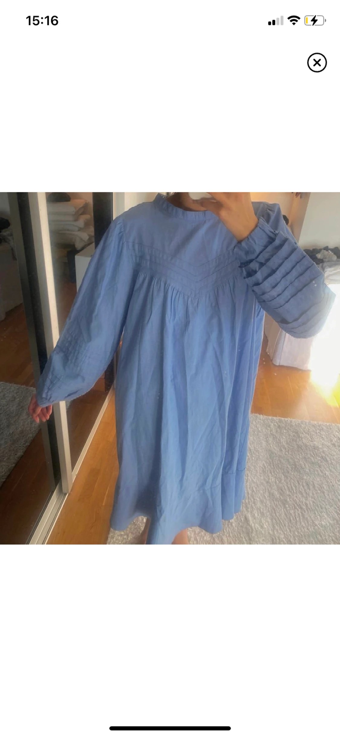 Blå klänning  - 90