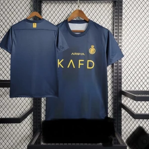 Al Nassr Away Football Shirt 23 24🔵 - Fet Al Nassr tröja. Passar bra nu när Saudi ligan tar över! Skick: 10/10. Skriv för frågor eller någon som helst fundering!🤍💙