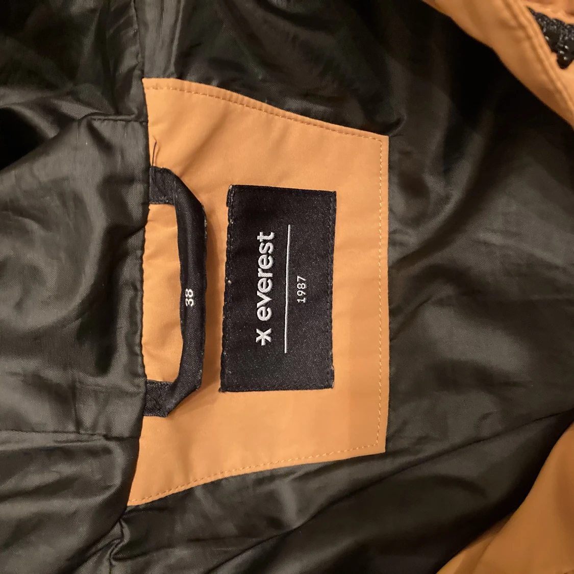 Vinterjacka orange/brun - 90