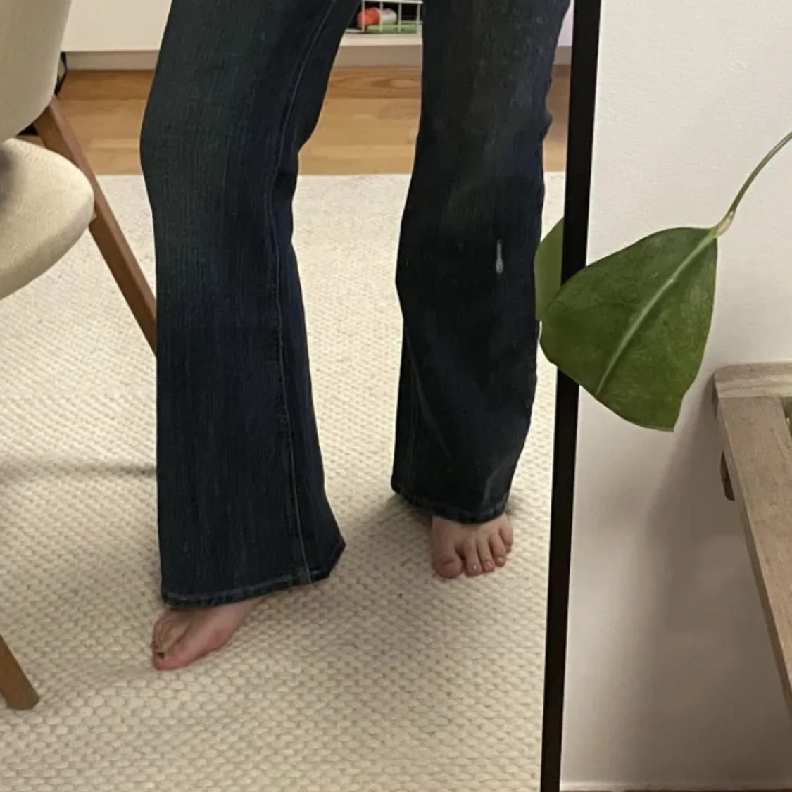 lådmidjade jeans - 91