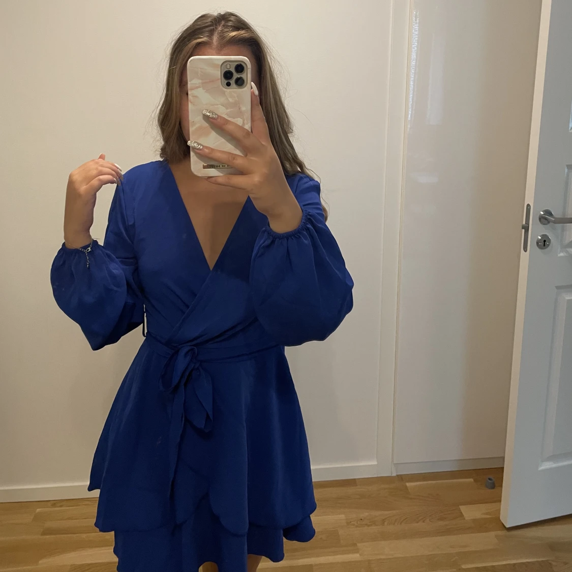 Blå klänning  - 91