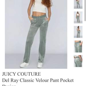 Säljer mina jättefina gröna juciy byxor eftersom jag inte får nögon användning av dem.Det finns tecken på användning, grejerna som ska hänga på smörerna är borta. Nypris ca 1.100. Kan tänka mig att sänka priset vid snabbaffär. 
