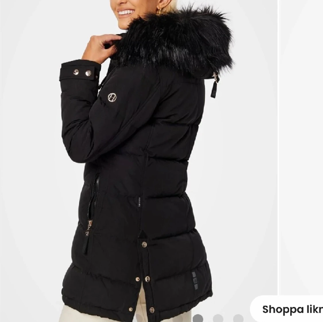 Hollies Subway svart jacka strlk 34