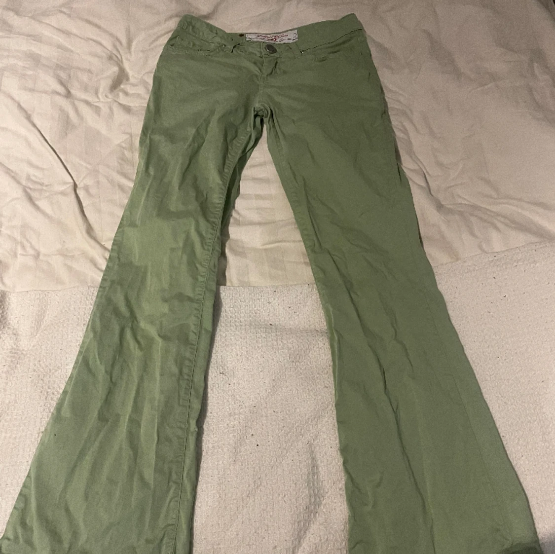 Mintgröna vintage byxor - 91