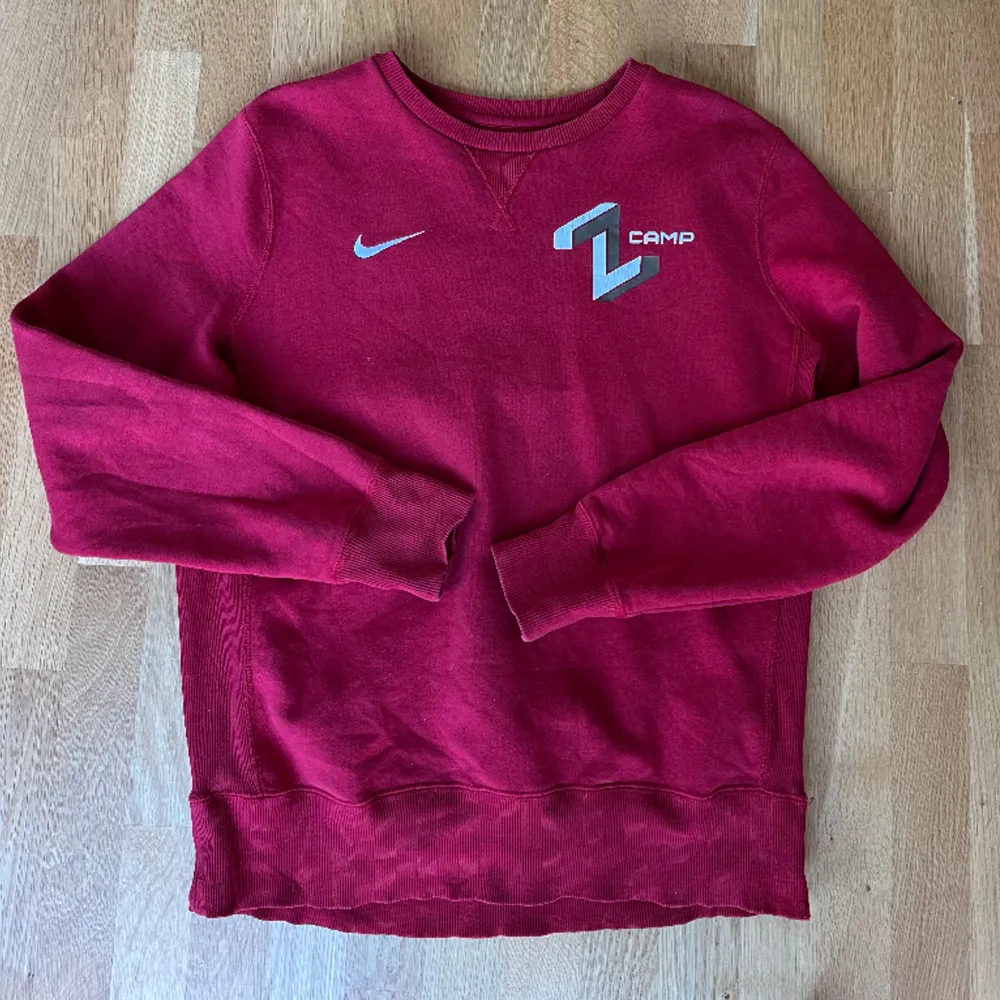 Nike sweatshirt i använt skick! :) strl. L men skulle vilja påstå att den är liten i storleken så mer som en M . Tröjor & Koftor.