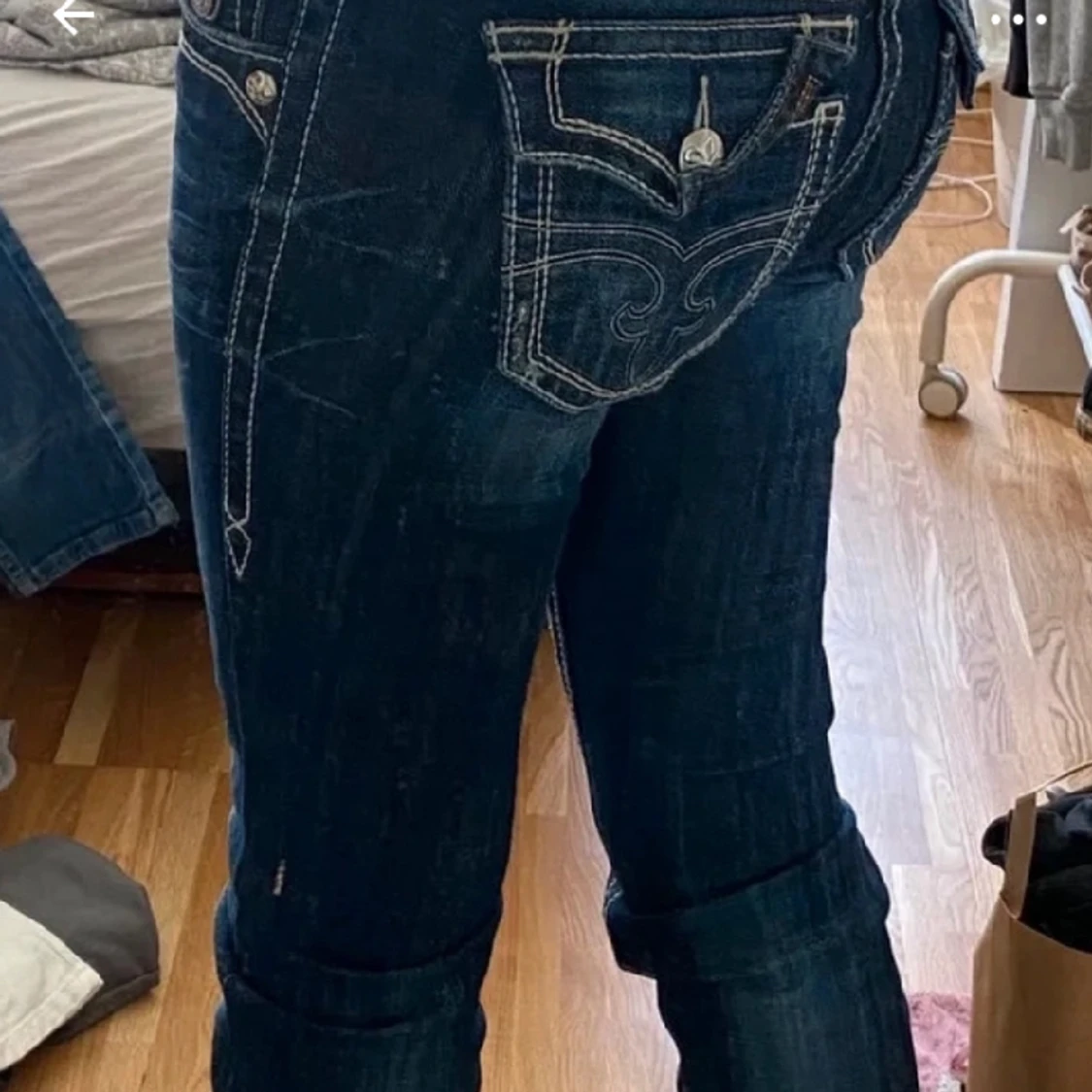 Lågmidjade jeans - 90