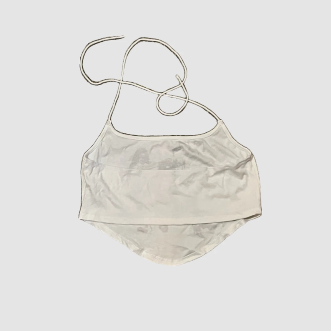 vitt linne med tryck  - 90