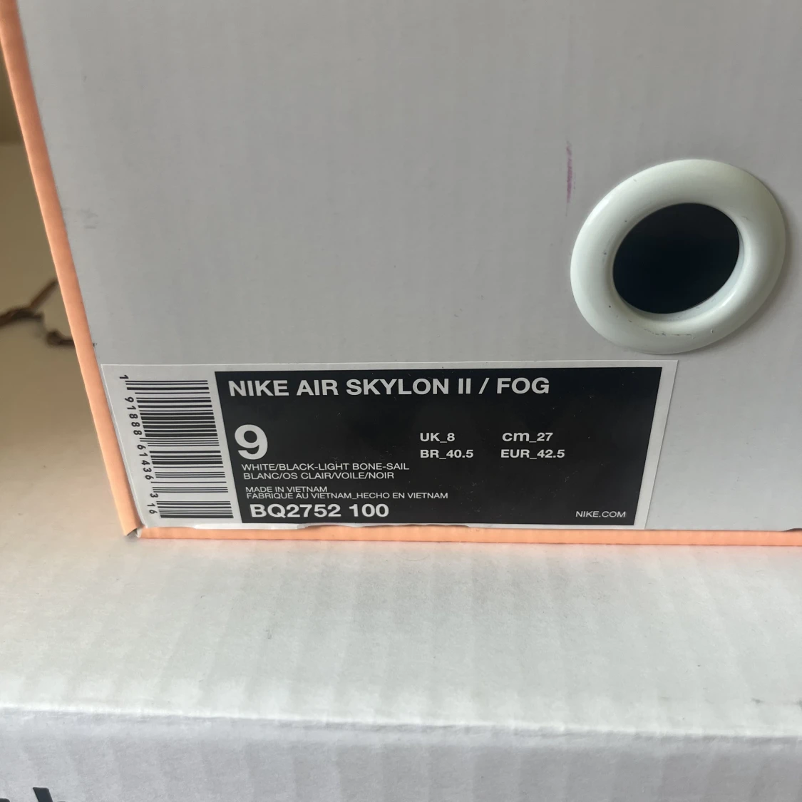 Nike air skylon 2 x fear of god white - 91