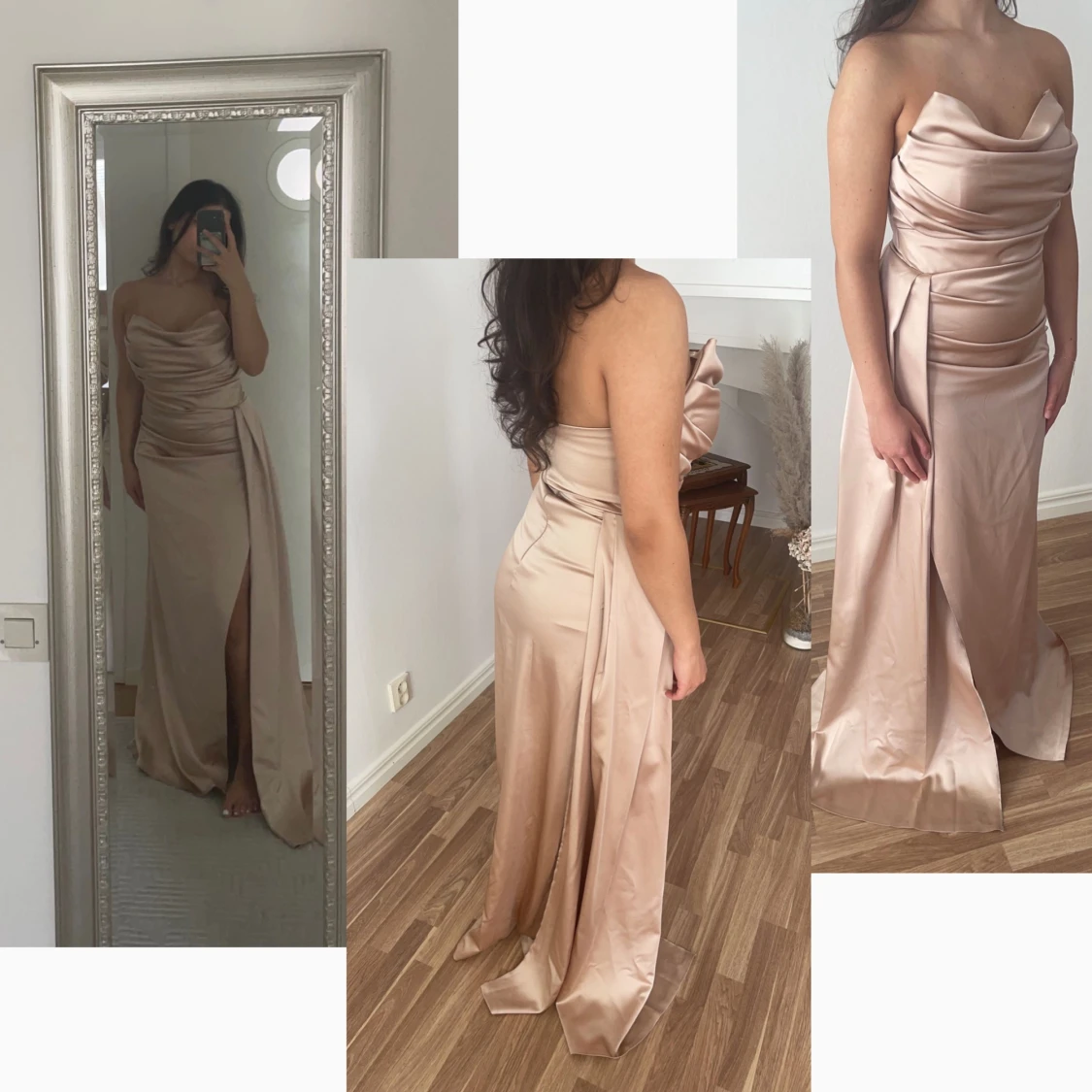 Festklänning i satin