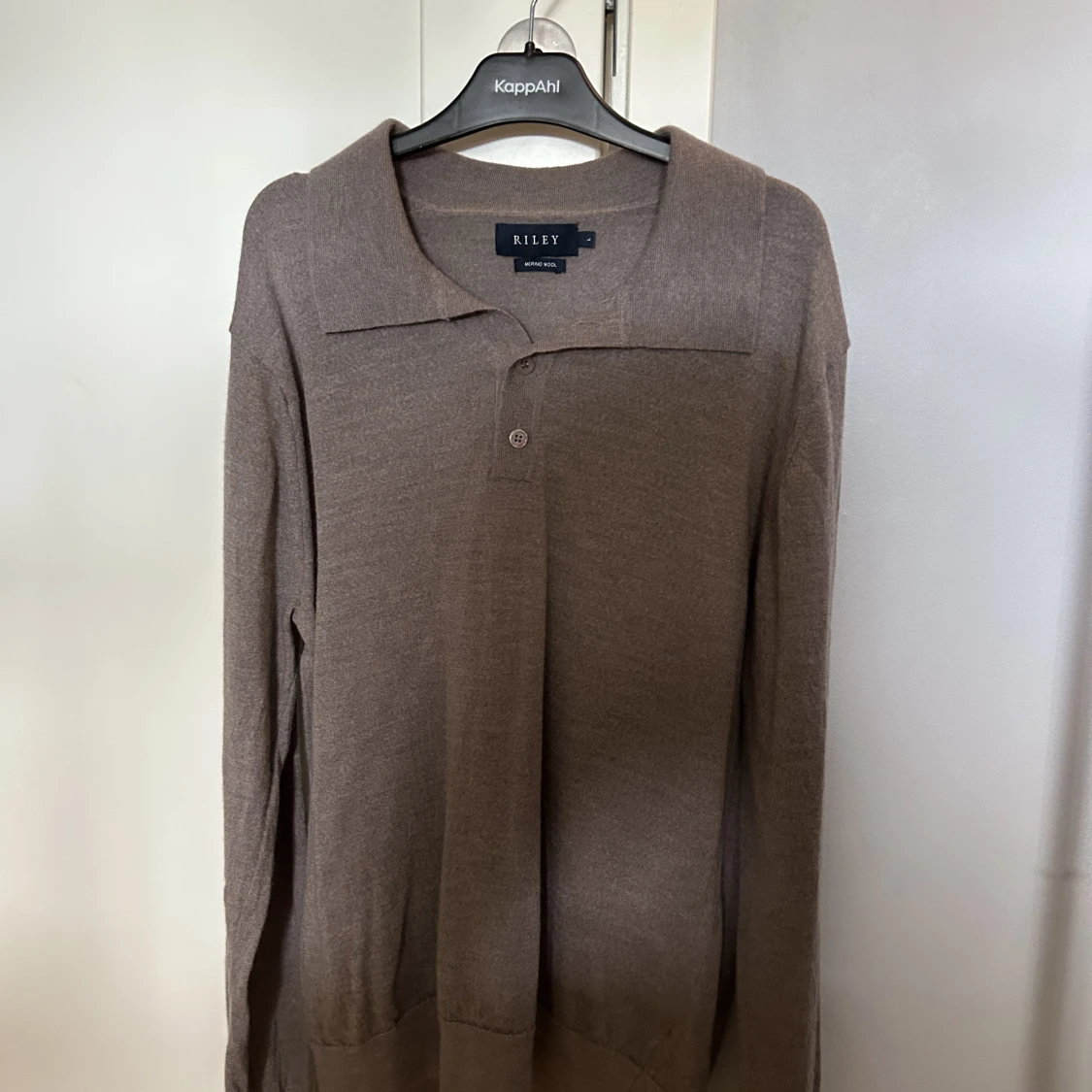 Riley långärmad pike i 100% merinoull