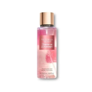 Victoria secret bodymist - Victoria secret "strawberries and champagne" body mist som jag max sprejat en gång. Luktar jätte gott men kommer aldrig till användning. Köpt för drygt 200 och nästan aldrig använd
