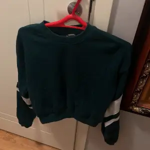Säljer denna gröna sweatshirt som jag använt några gånger men som blivit för liten för mig nu  tvättar och stryker innan jag postar 💗