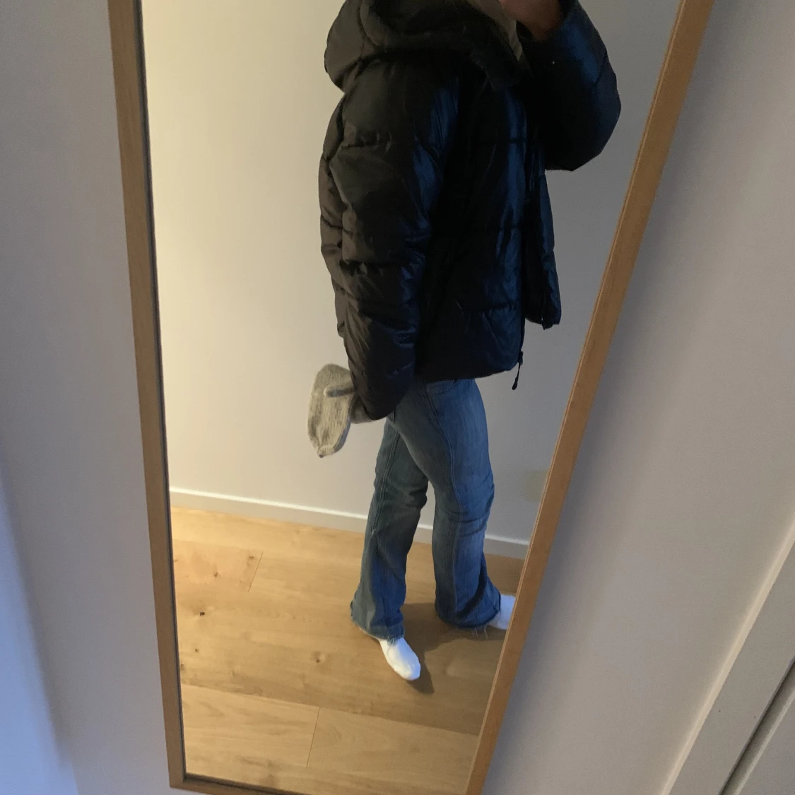 Svart  vinterjacka - 91