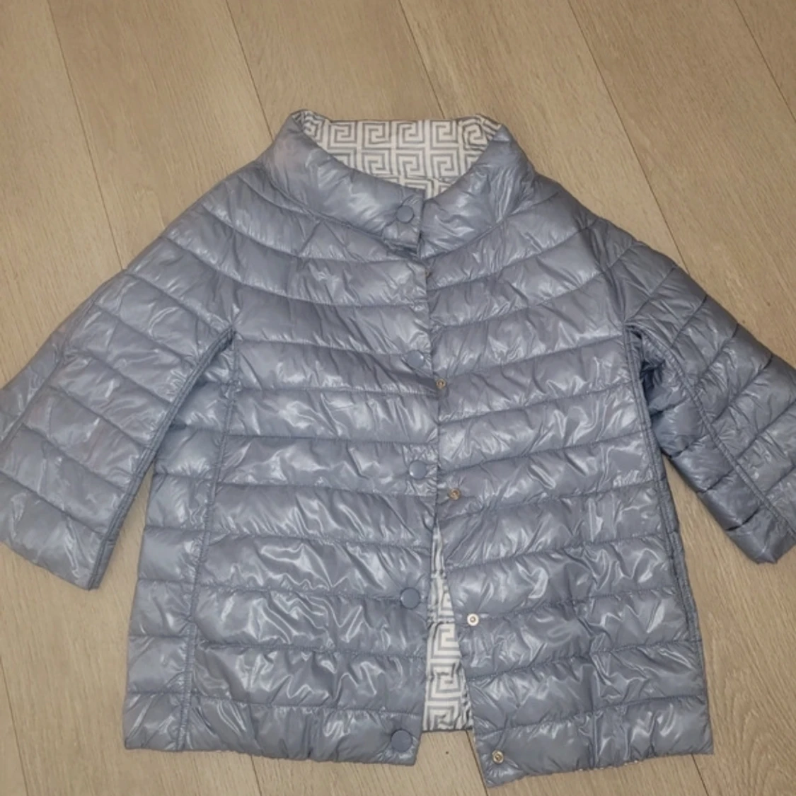 Trekvartsärmad Jacka ljusblå