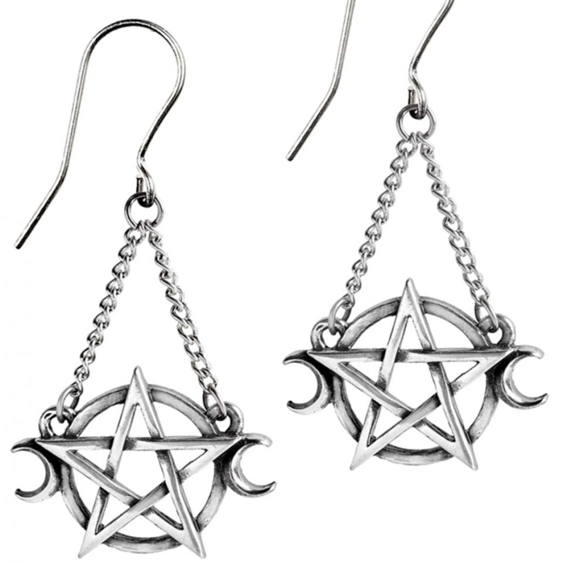 Pentagram örhängen