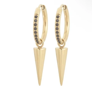 Edblad örhängen, peak hoops sparkle - Superfina örhängen från Edblad som inte kommit till användning på länge. Örhängena är just nu slutsålda på hemsidan💕