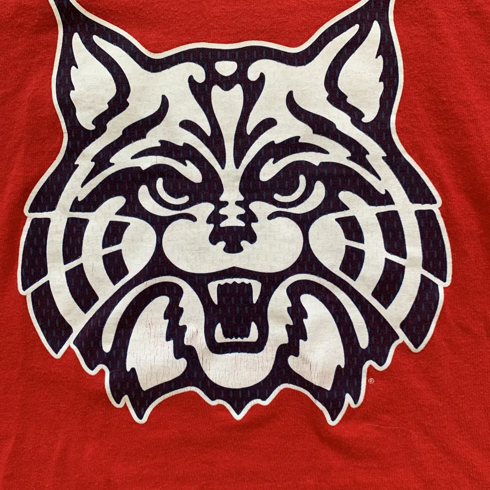 Röd Wildcat tshrit! Lite tjockare material i mycket fint skick! ❤️. T-shirts.