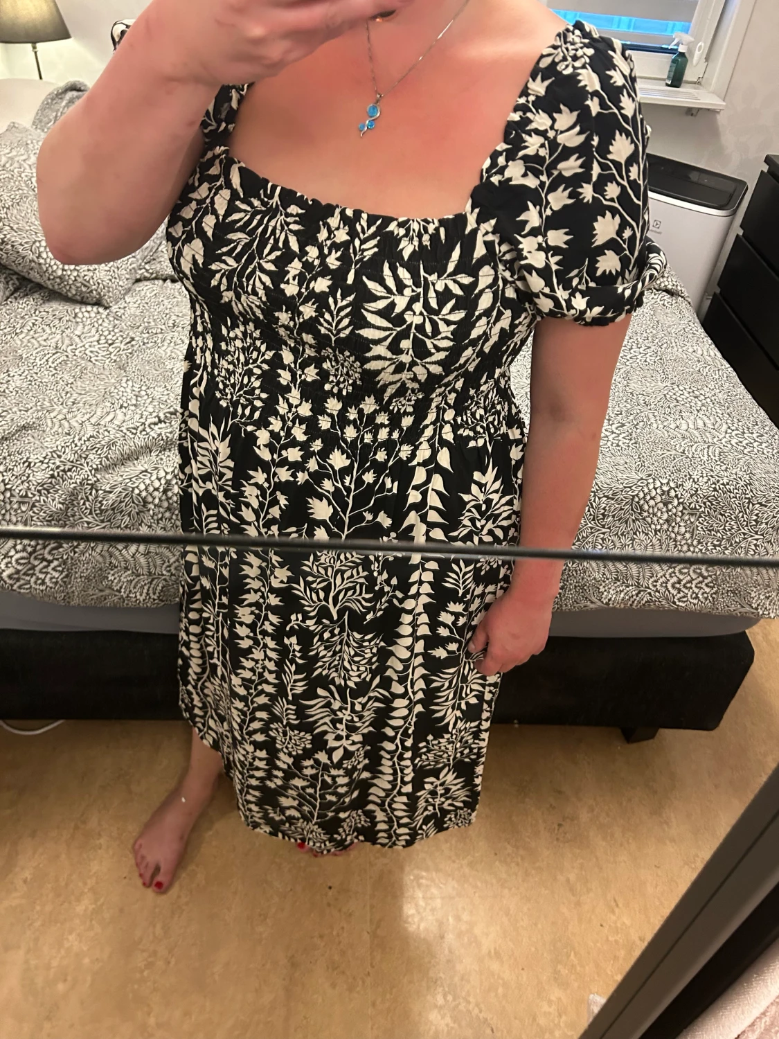 Maxiklänning mönstrad ny XXL