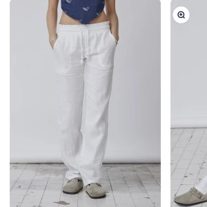 Linnebyxor  - Jätte fina linnebyxor från Skagen clothing i vitt. Storlek L. Kommer inte till användning