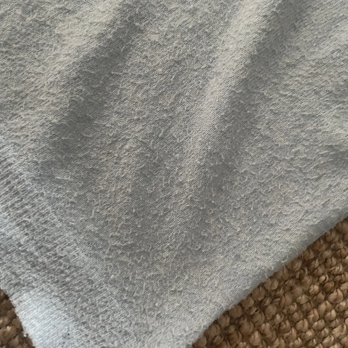 Ljusblå stickad blus/topp/t-shirt - 91