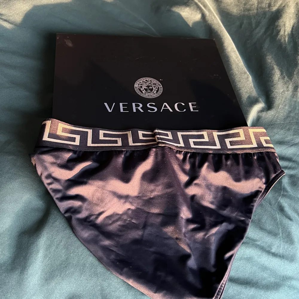 New Versace swimwear. Worn only few times. Briefs for men.  TEXT FOR MORE PICS. Shorts.
