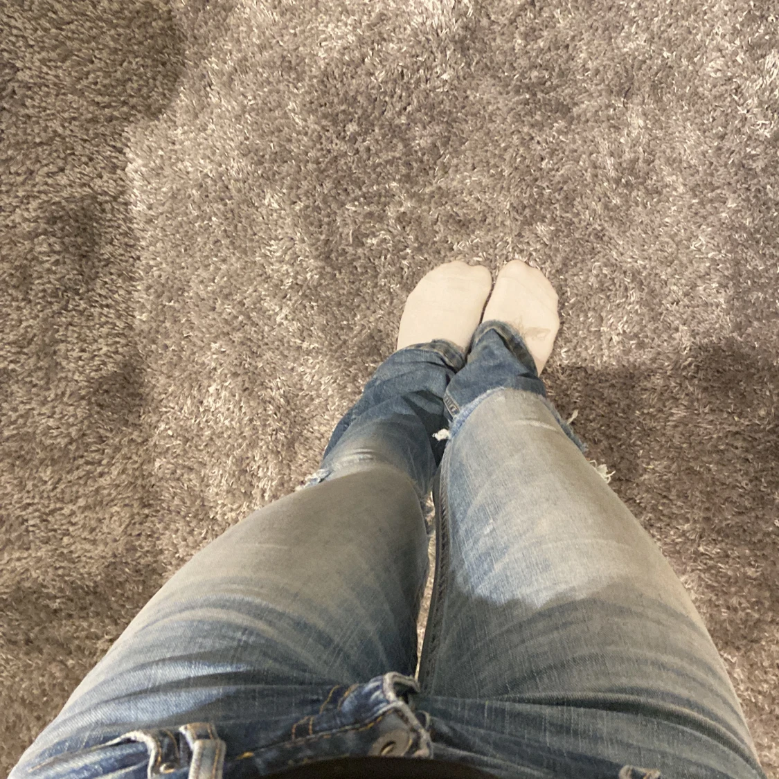 Lågmidjade bootcut jeans - 90