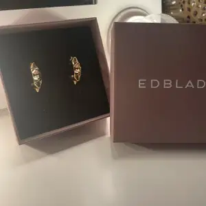 Säljer nu mina helt oanvända och super trendiga örhängen från Edblad, kan tänka mig att byta mot ett par i silver med jag vill helst få dem sålda💞