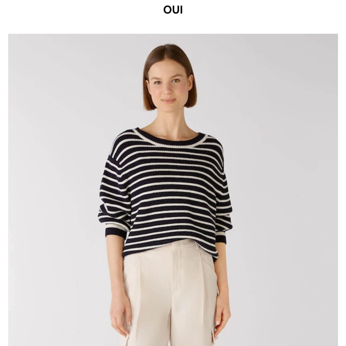 Oui stripe knit jumper